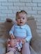 В'язаний костюм 4-ка для дівчинки BabyMy 4127 Пудра (74-80 см) 4127 фото 6