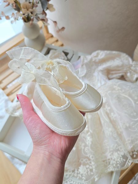 Набор 4 в 1 на девочку кремовый 4025 PUGS BABY (3-6 мес) 4025 фото