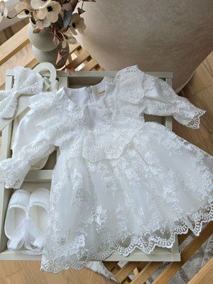 Набір 4 в 1 на дівчинку молочний 4020 PUGS BABY (3-6 міс) 4020 фото