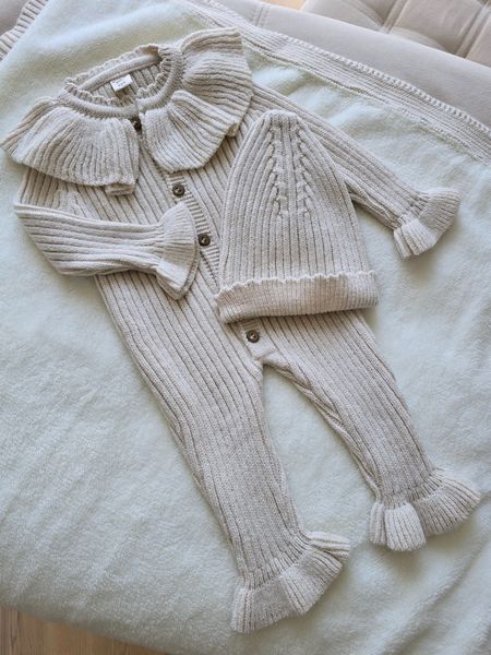Набор для девочки BabyMy 4140 2в1 Бежевый (9-12 мес) 4140 фото