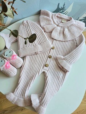 Набір для дівчинки BabyMy 4140 2в1 рожевий 4140 фото