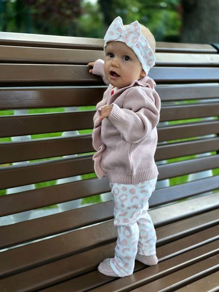 Костюм на дівчинку BabyMy 4132 3в1 пудра (80-86 см) 4132 фото