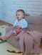 В'язаний костюм 4-ка для дівчинки BabyMy 4127 Пудра (68-74 см) 4127 фото 5